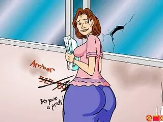 A családi maszti feleség elég pornót látott, és azt mondta, hogy mindegyiküknek nagy, ijesztő és undorító, annyi szilikon van. Aztán azt mondtam neki, hogy vegye fel a természetét, és dobja őket az interneten, ha úgy gondolja, hogy ideális és az igazi, hagyja, hogy az emberek felülvizsgálja két lány barátai az iskolában öt pontot. Az emberek belemennek!